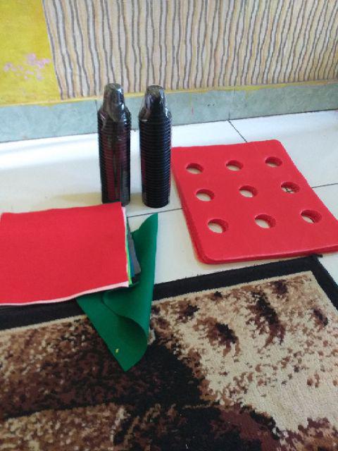 Impraboard Hidroponik Tutup Bak Ada 9 Lubang Untuk Netpot 5 Cm