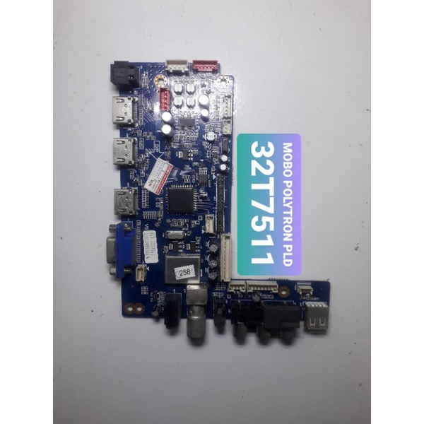 Mesin tv polytron PLD32T7511 Mobo Tv Polytron PLD32T7511 Mainboard PLD32T7511