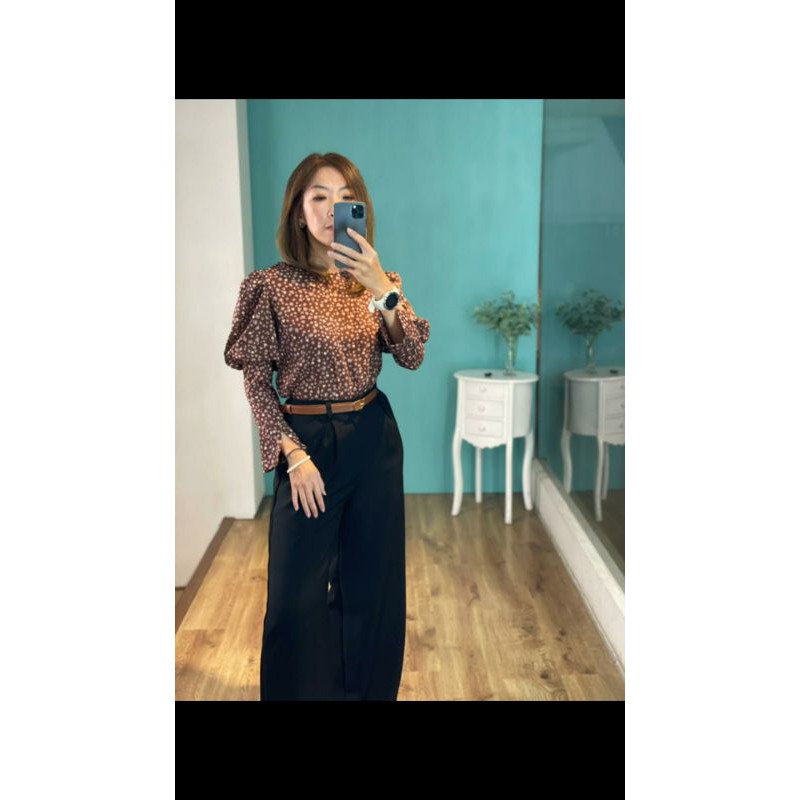 Blouse sifon premium motif