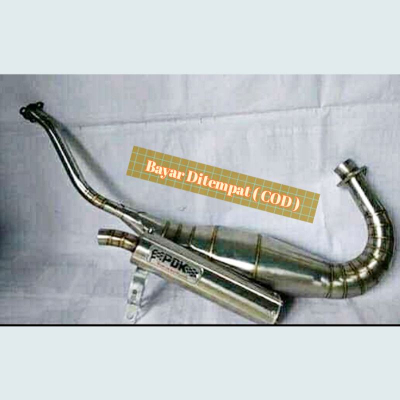 knalpot PDX ninja 150 ninja R ninja RR SS cobra stainless garing