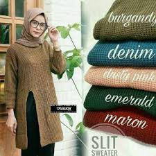 sweater rajut casual || atasan baju rajut casual original