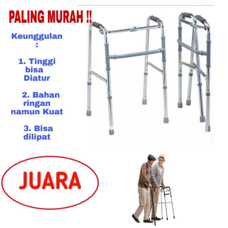 Walker Tanpa Roda Avico Juara / Bisa Di lipat