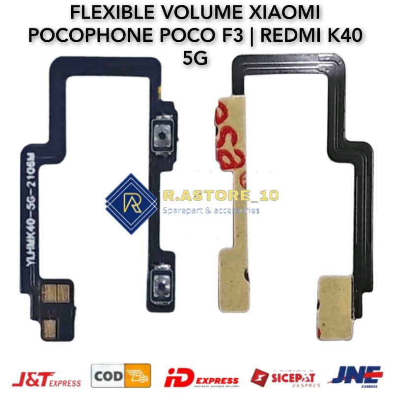 Flexible Flexibel Volume Xiaomi Pocophone Poco F3 | REDMI K40 5G - Fleksibel Fleksible Tombol Vol