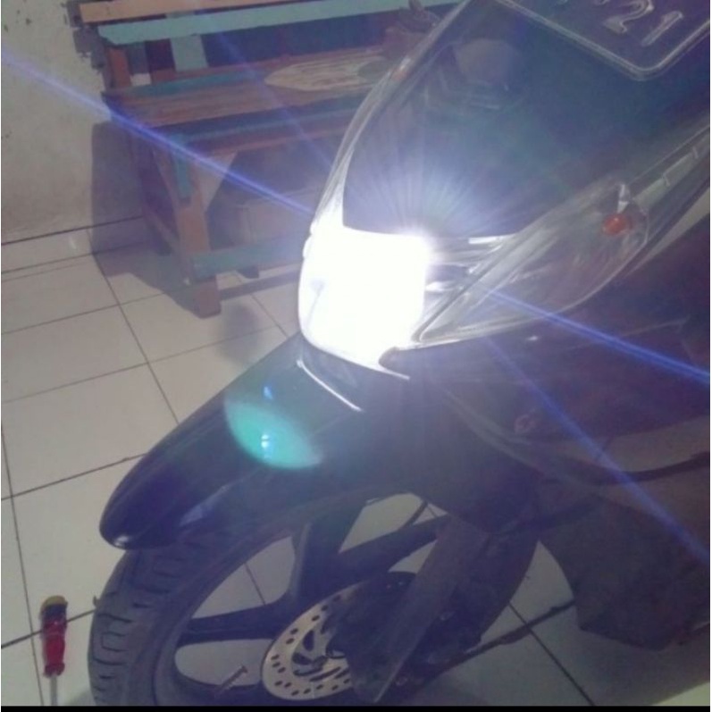 Lampu Led AC DC 2Mata Beat Vario Supra Mio Xeon Fino Mio Old Jupiter Old