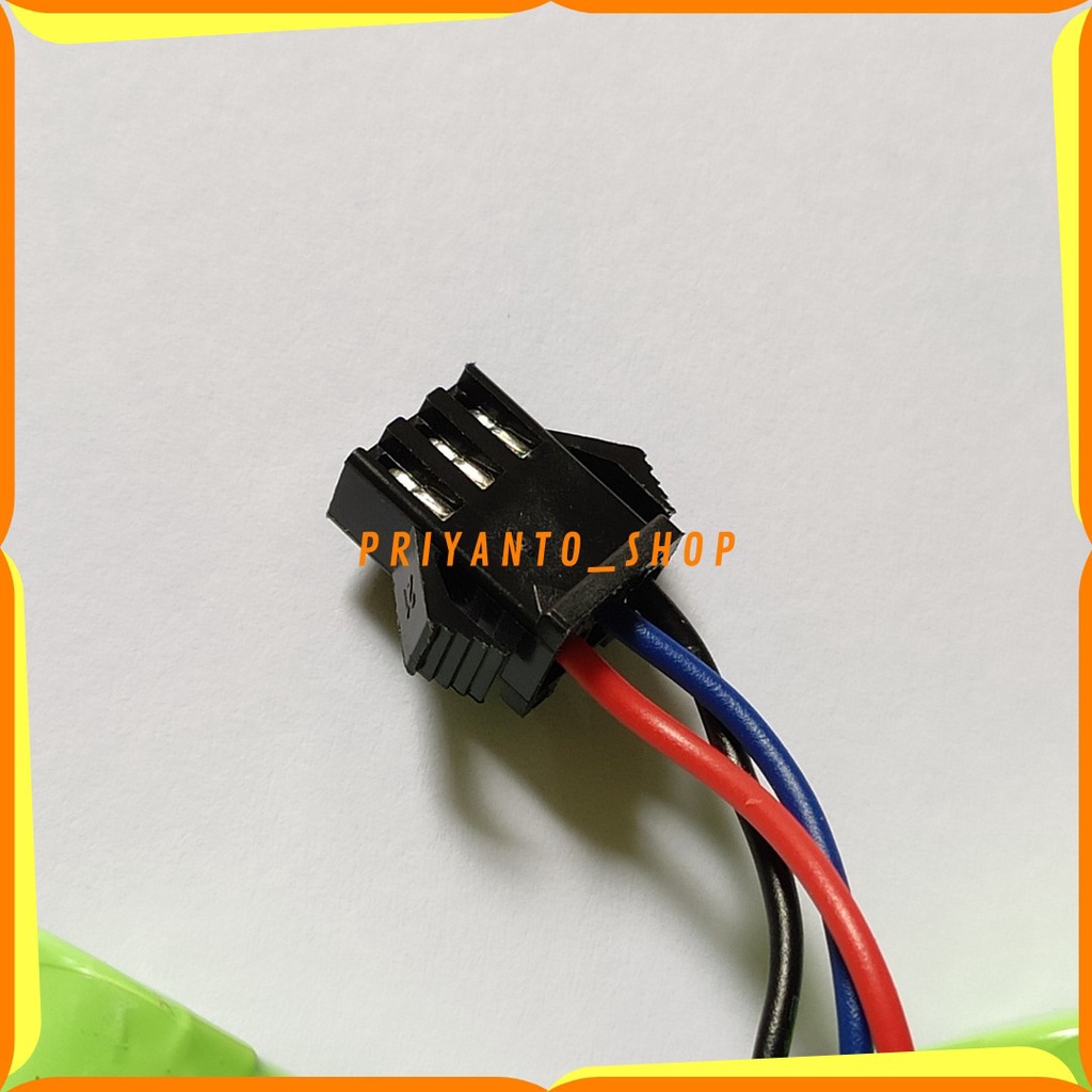 TERMURAH BATU Baterai Li-ion 7.4V 14500 3000mAh Soket Hitam Battery wltoys