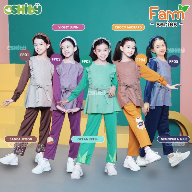 ~~OSHIBY | Setelan Anak Perempuan "Farming Series"
