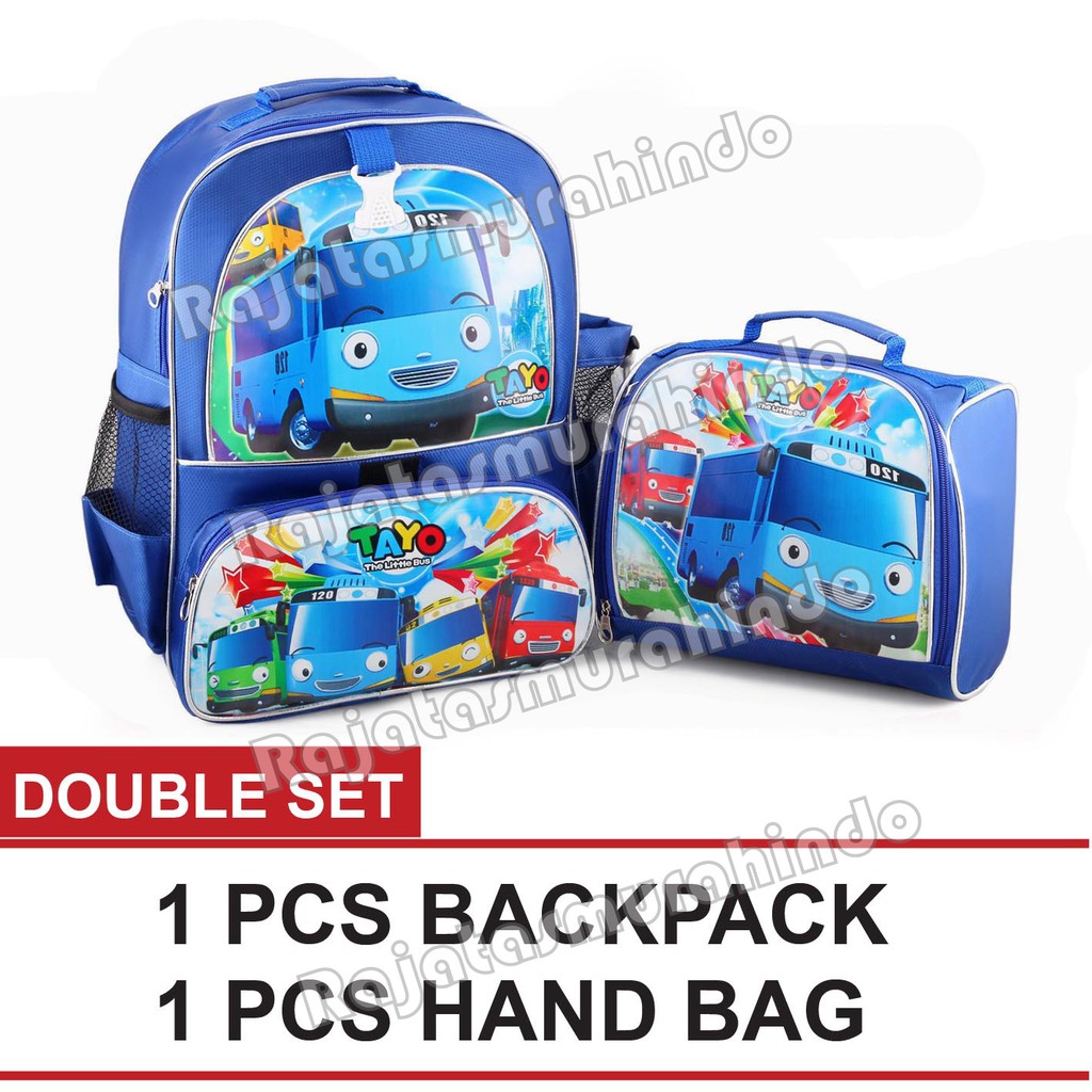 Tas Sekolah Anak Laki Laki Karakter - DOUBLE SET.RTM