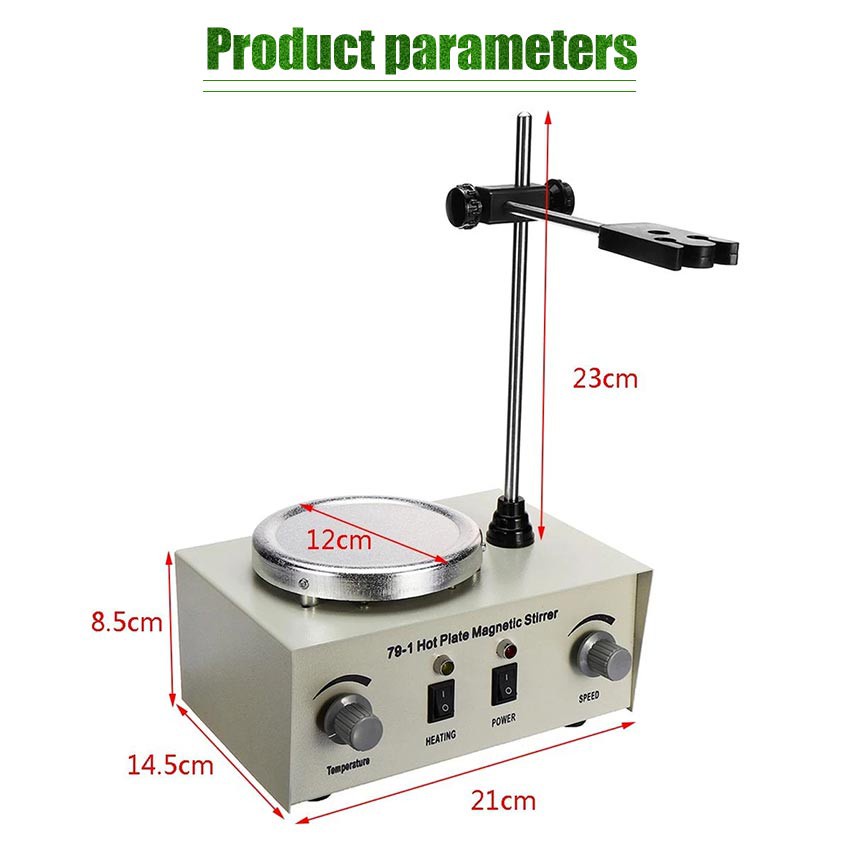 Magnetic hotplate Stirrer Hot Plate Magnetic Stirrer 79-1 Magnet Stirer Pemutar Lab Hotplate Laboratorium