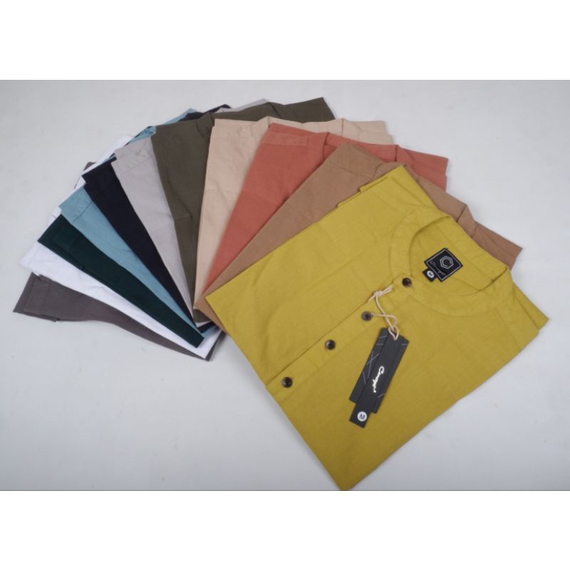 [ BIG SIZE ] BAJU KURTA KEMEJA KOKO KEMKO PRIA LENGAN PANJANG FULL KANCING ORIGINAL TERBARU CONCEPT