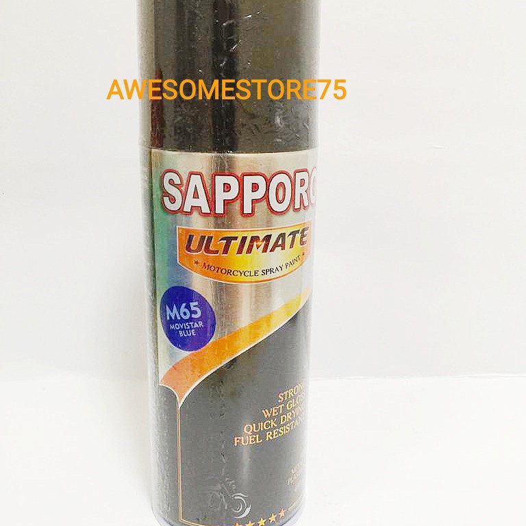 SAPPORO ULTIMATE M65 MOVISTAR BLUE Biru Cat Semprot Pilox Pylox