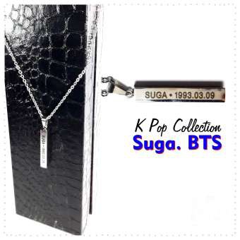 Hobby Koleksi KPop Keychain Gantungan Kunci BTS Suga Fan Koleksi Gantungan Tas Masker Kalung BTS Col