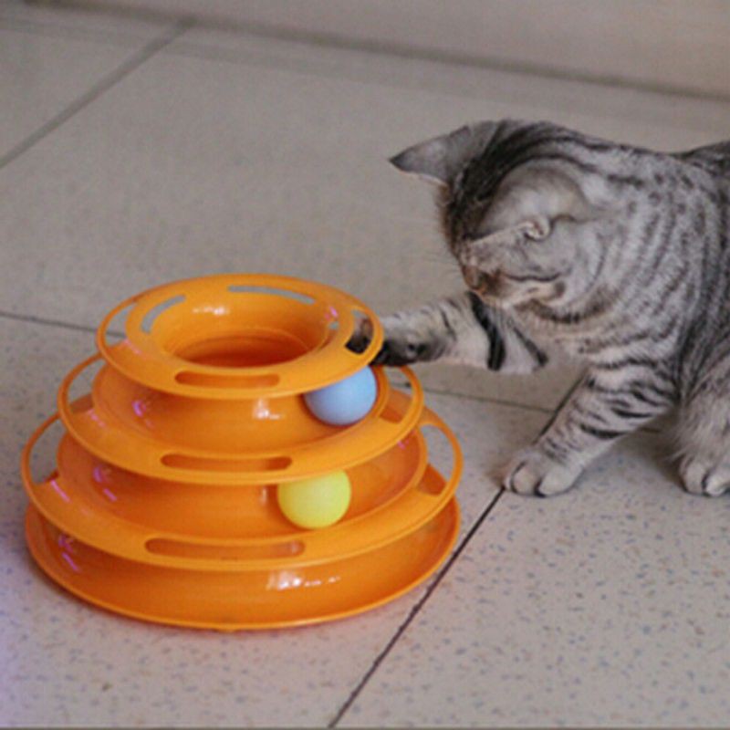 Noona Circular Tower Cat Toy / Triangular Tower Cat Toy / Mainan Kucing