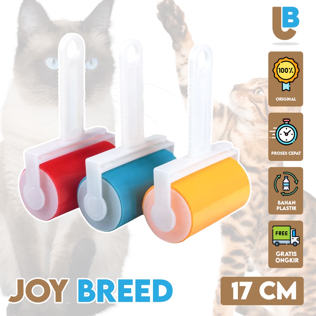 PEMBERSIH BULU RONTOK HEWAN STICKY ROLLER PEMBERSIH BULU HEWAN MURAH | JOY BREED