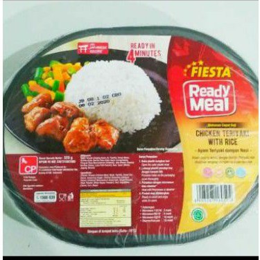 

Fiesta ready meal rich with chicken teriyaki