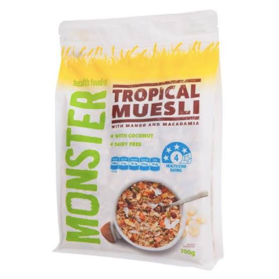 Monster Tropical Muesli 700gr
