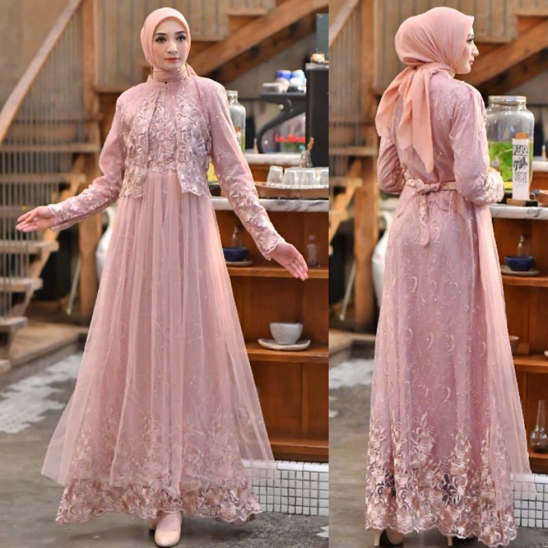 Gamis Frozen Free Masker Original Butik