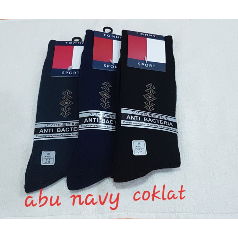 1 pcs kaos kaki casual merk tommy