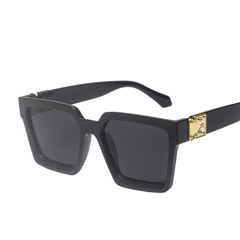 KACAMATA FRAME SQUARE HITAM PUTIH KACAMATA KOREA