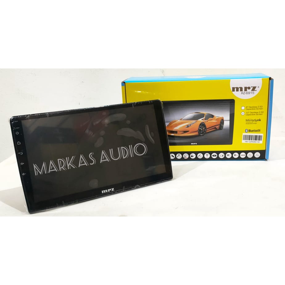 Head Unit TV Mobil Android MRZ RZ-6915 10 inch / Deckless Full Glass//Android Mobil / Android DHD SK