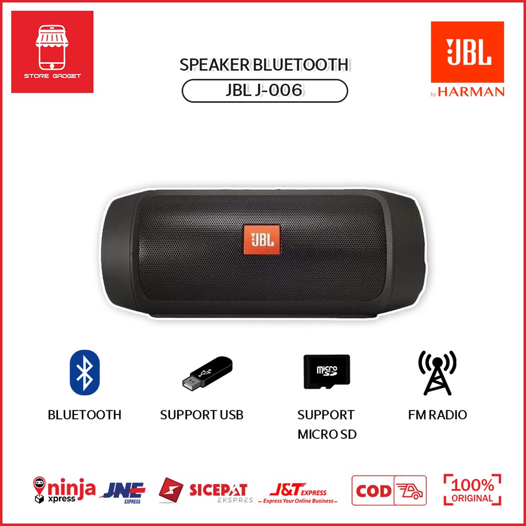 Speaker Bluetooth Jbl J 006 Speaker Jbl J006 Speaker Mini Charge Wireless Extra Bass Dual Subwofer Shopee Indonesia