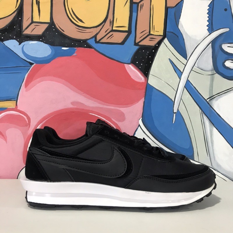 nike ldv waffle sacai black white