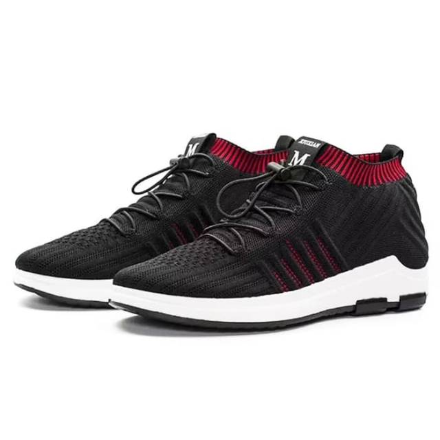 Jeppar 8808 Sepatu Sport Pria - Sneakers Pria Casual Import - Murah - Hitam,