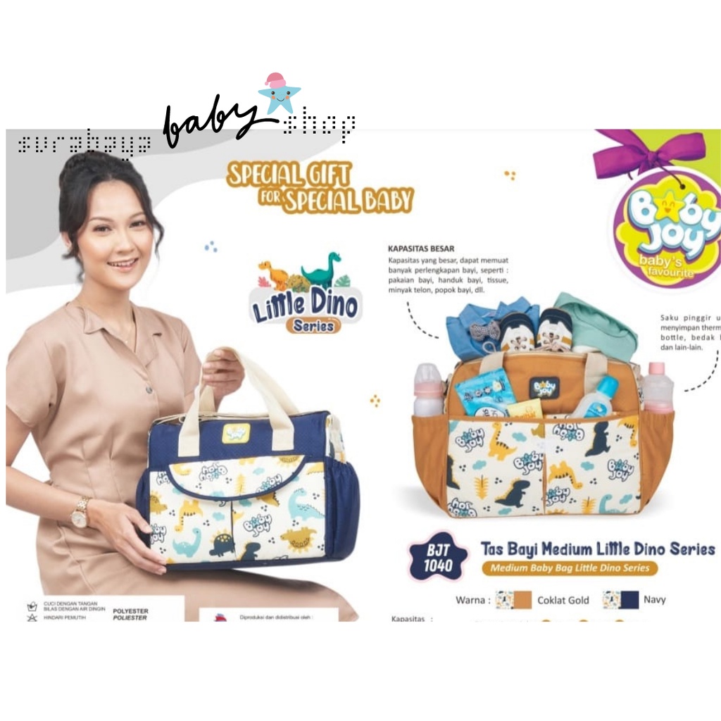 BABY JOY TAS BAYI MEDIUM FASHION MOMMY LITTLE DINO SERIES 981040  MURAH