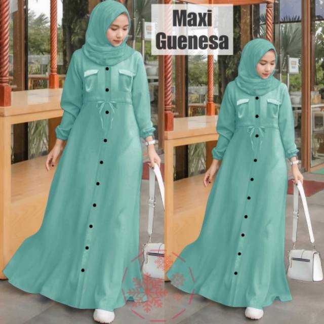 XC - Maxi Guenesa / Maxi Model Casual / Maxi Wanita Hijab Cantik / Maxi Terbaru