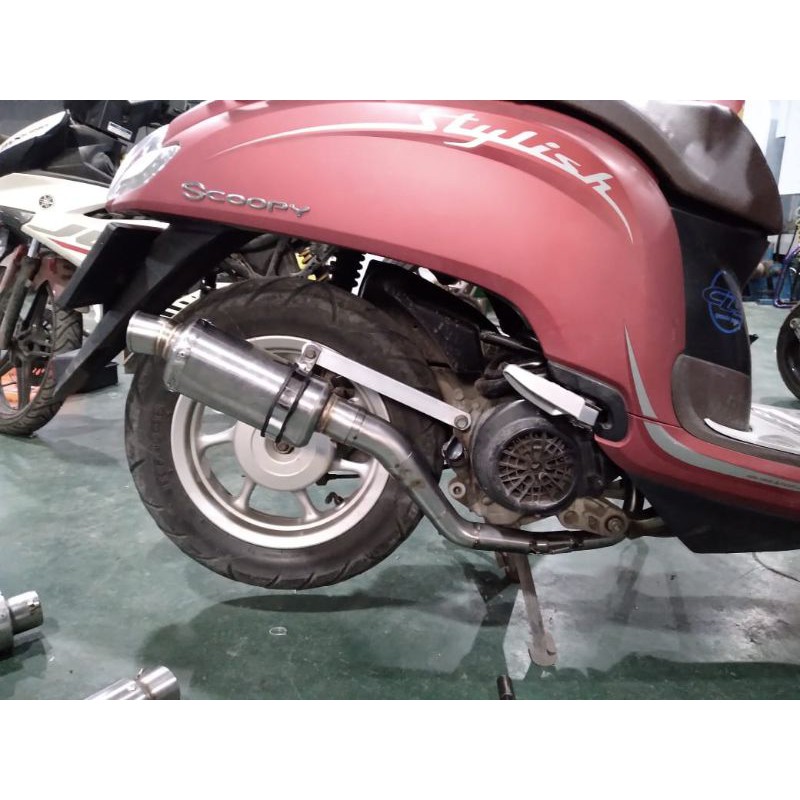 KNALPOT SCOOPY/SCOOPY FI CLD RACING C3 BULAT,OVAL,C7 & SHARK SERIES