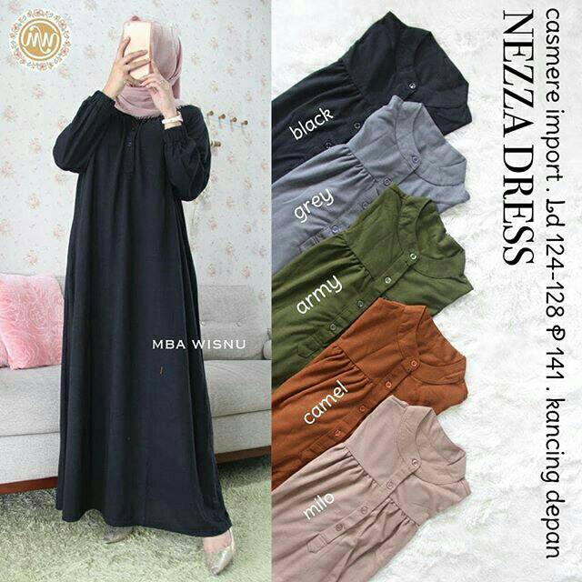 NEZZA DRESS / NEZZA DRESS MBA WISNU SOLO / MBA WISNU SOLO / DRESS CASHMERE