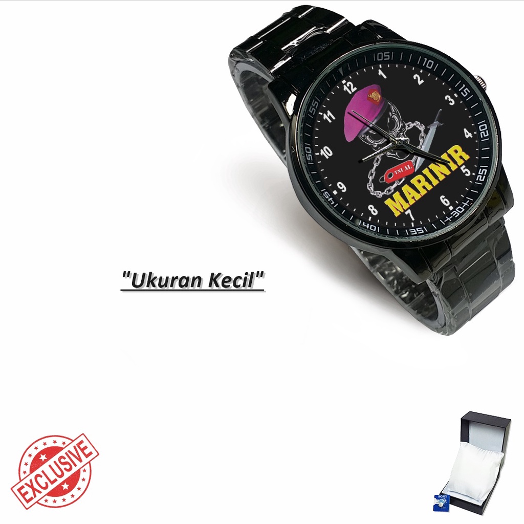 Jam Tangan Rantai Couple TNI AL MARINIR (Nice)