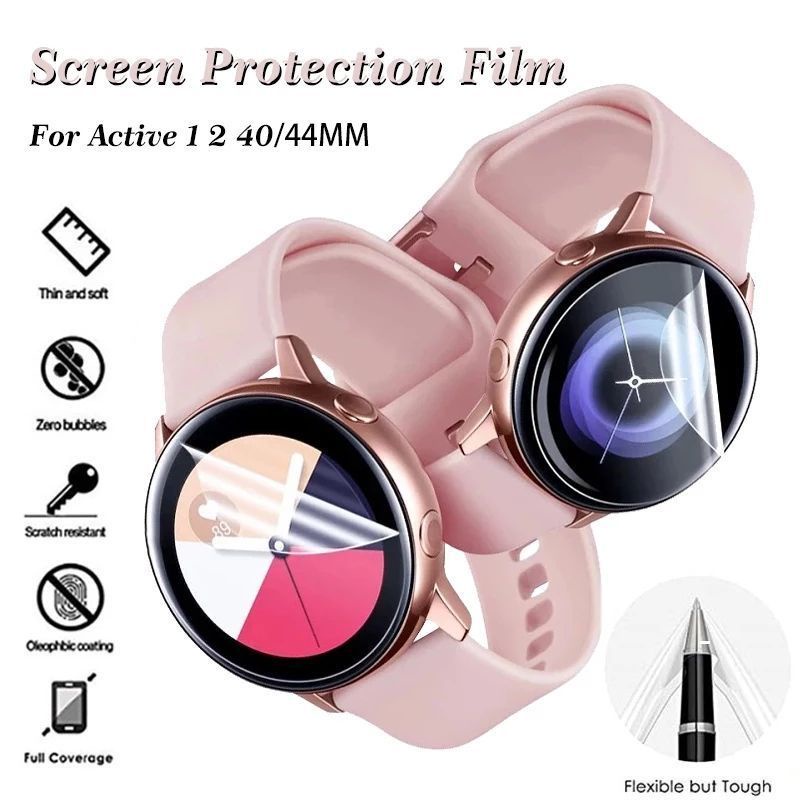 SAMSUNG WATCH ACTIVE 1 40MM / WATCH ACTIVE 2 40MM 44MM ANTI GORES HYDROGEL SCREEN PROTECTOR LAYAR JAM TANGAN