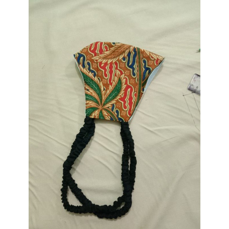 masker serut batik 2lapis (scuba)