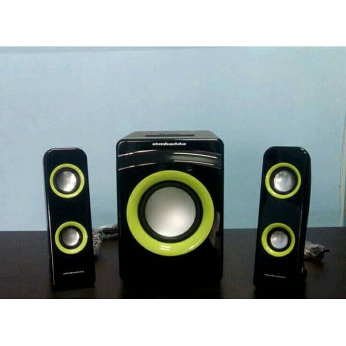 SPEAKER 2.1 MULTIMEDIA SIMBADDA CST 2800N+ PLUS MUSIC PLAYER SUBWOOFER