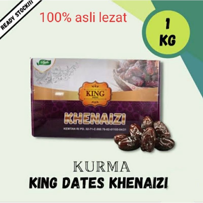 

kurma king date khenaizi khenezi 1kg murah original