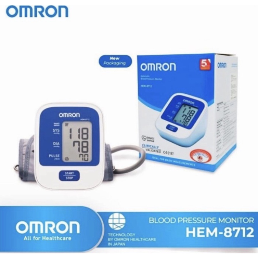 TENSIMETER OMRON HEM 8712 ALAT CEK TENSI TEKANAN DARAH DIGITAL AUTOMATIC