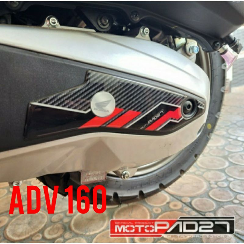 Stiker cover CVT ADV 160 bahan resin Original