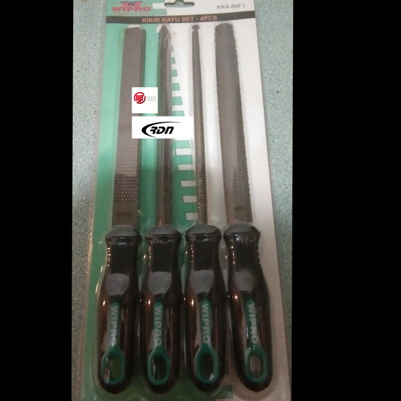 kikir kayu 8" WIPRO 4 pcs