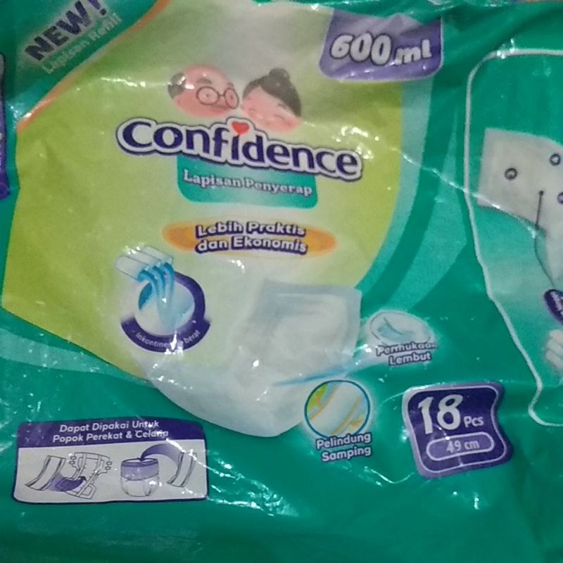 popok dewasa refill pads refill confidence ecer per pcs 600ml
