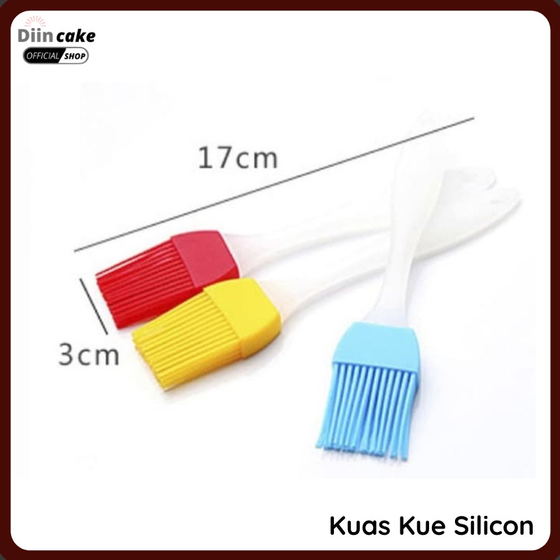 Kuas Silikon Roti Mentega Bumbu Food Brush Silicone / Kuas Masak Silikon