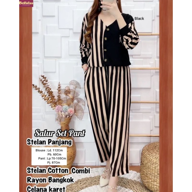 BISA COD NEW PROMO SETELAN CELANA BAJU WANITA DEWASA KEKINIAN TERBARU TAHUN 2022 IMPORT FASHION MUSL