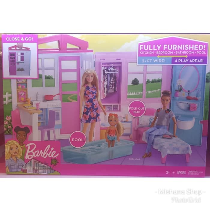 barbie bathroom and bedroom