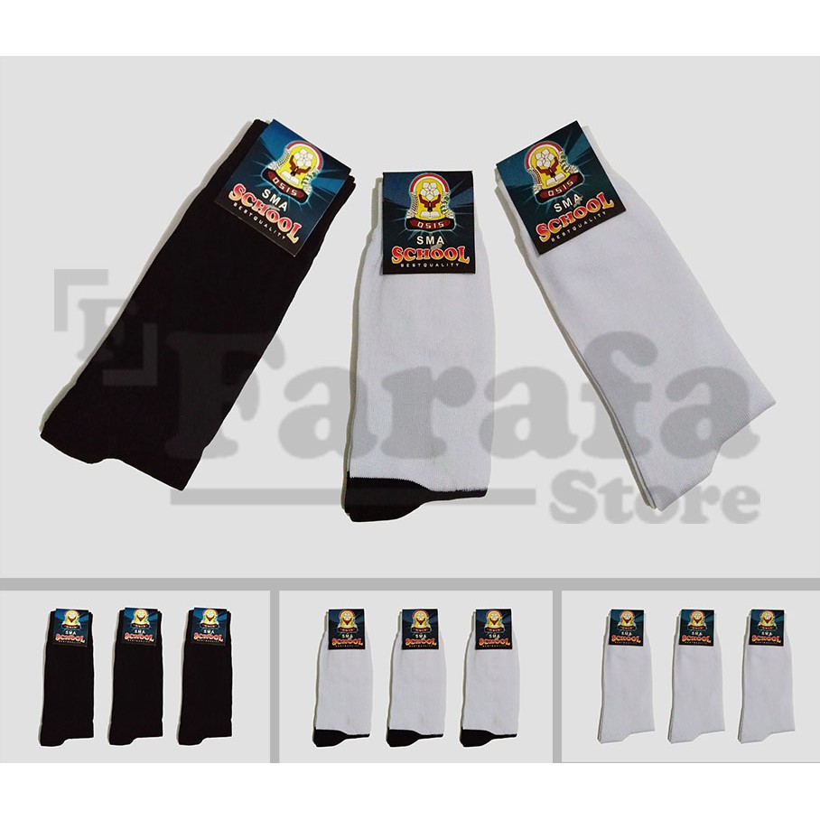 Kaos Kaki Sekolah SMA Bahan Premium