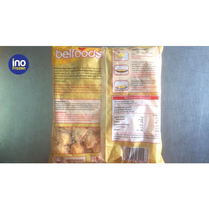

belfoods royal cheezy bites 500 g