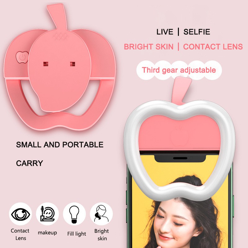 TERMURAH LED Selfie Ring Bentuk Apel - Roxyroxy