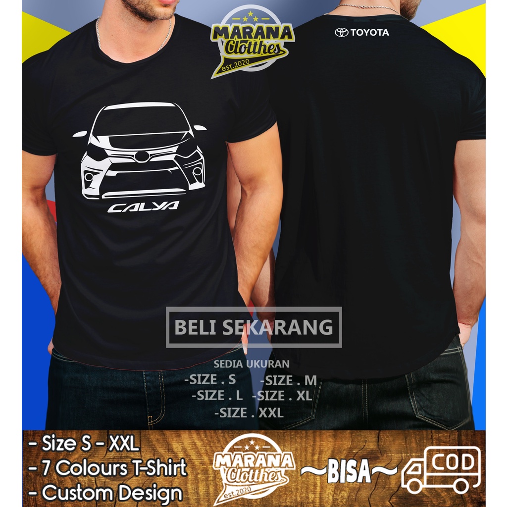 Kaos Toyota Calya Clap Toyota Baju Otomotif