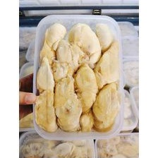 Durian Medan kupas