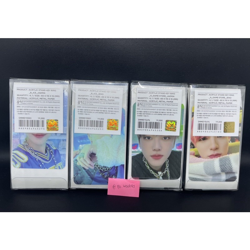 [READY STOCK] NCT DREAM ACRYLIC STAND KEYRING MD GLITCH MODE POP UP STORE JAEMIN JENO PC PHOTOCARD