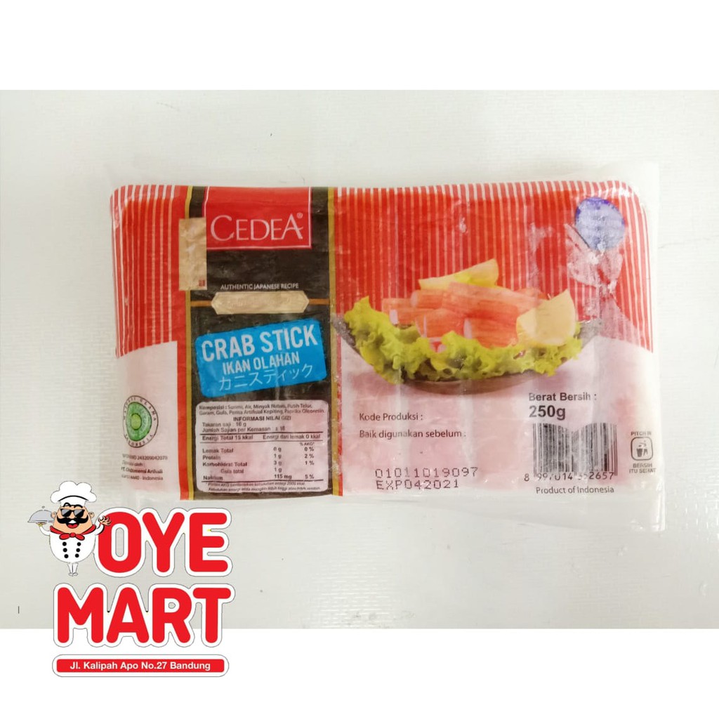 CEDEA CRAB STICK 250GR