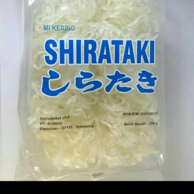 

Mie kering shirataki 250gr - Dry shirataki noodle diet keto DEBM - mi shirataki - sirataki